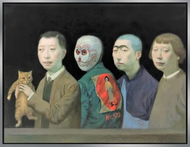 The Band, 2020, Oil on Canvas, 61 × 76 cm