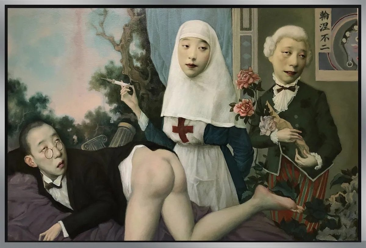 Treatment, 2019, Oil on Canvas, 61 × 91 cm