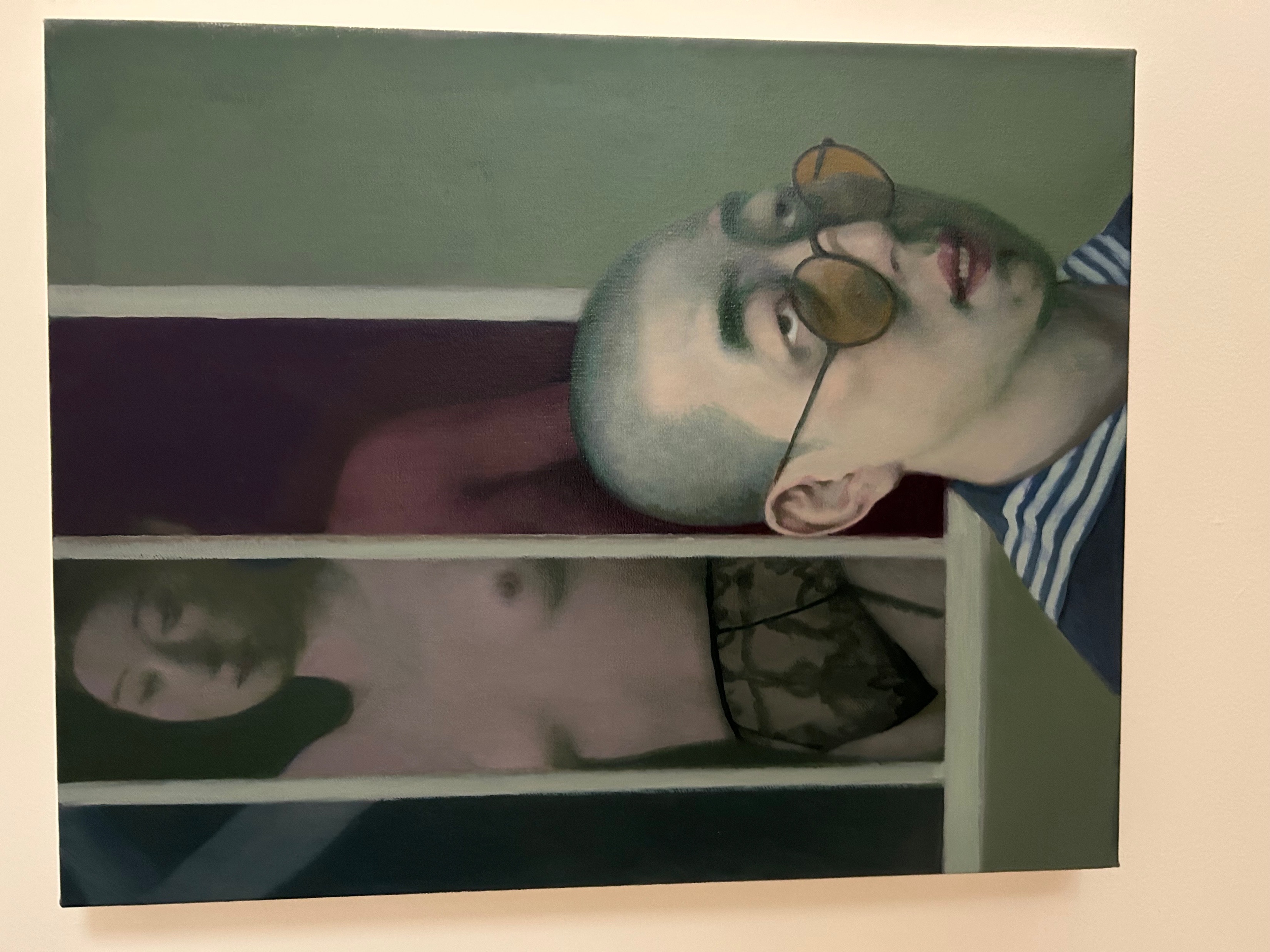 His Love, 2025, Oil on Canvas, 50 × 40 cm