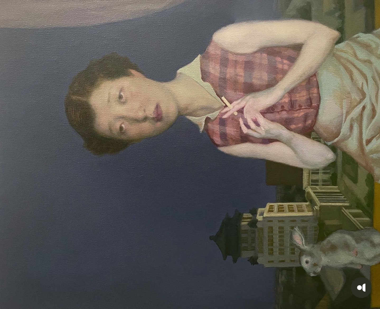 Year of the Rabbit, 2023, Oil on Canvas, 50 × 40 cm