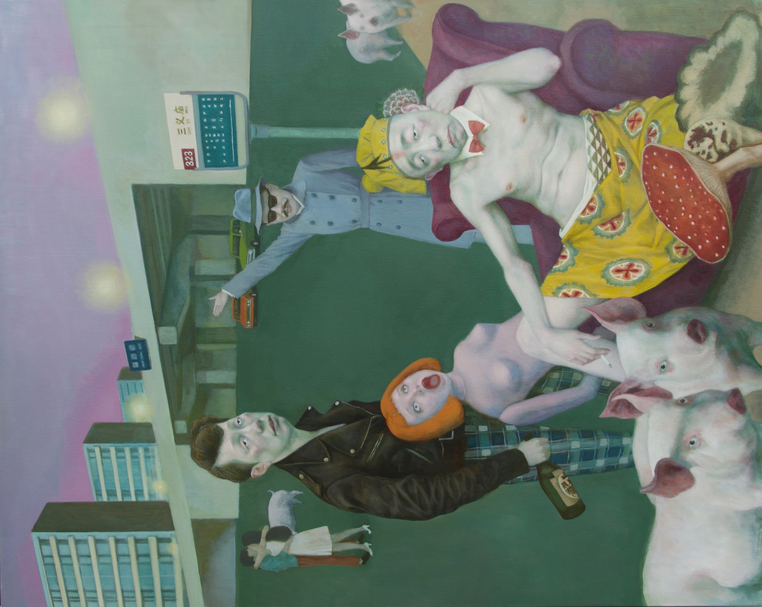 Once Upon a Time, 2023, Oil on Canvas, 150 × 120 cm