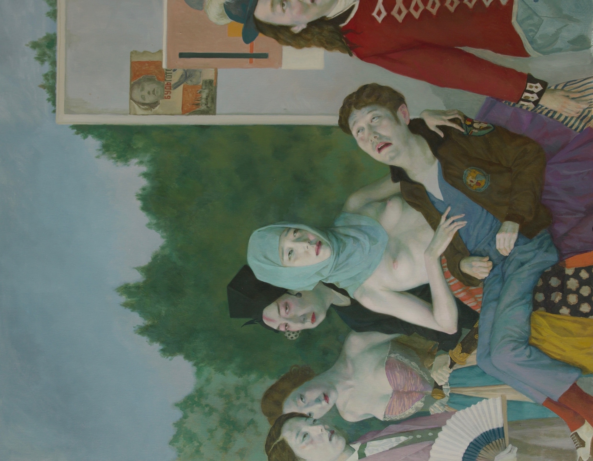 Rehearsal, 2022, Oil on Canvas, 150 × 120 cm